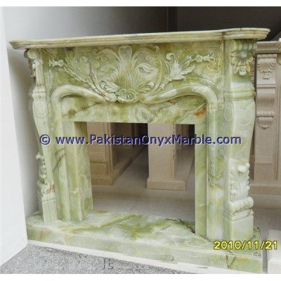 PAKISTAN ONYX MARBLE EXPORTER OF AFGHAN GREEN JADE ONYX FIREPLACES