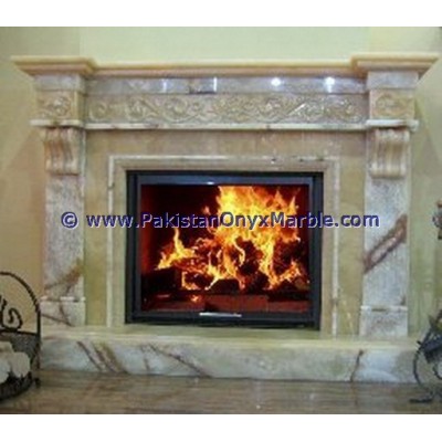 TOP QUALITY BEAUTIFUL MULTI GREEN ONYX FIREPLACES