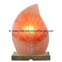 pakistan himalaya natural crafted pink salt lamp HIMALAYAN IONIC SALT CRYSTAL LEAF LAMP