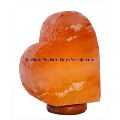 High Quality Heart Crystal Pink himalayan ionic salt crystal Heart lamp